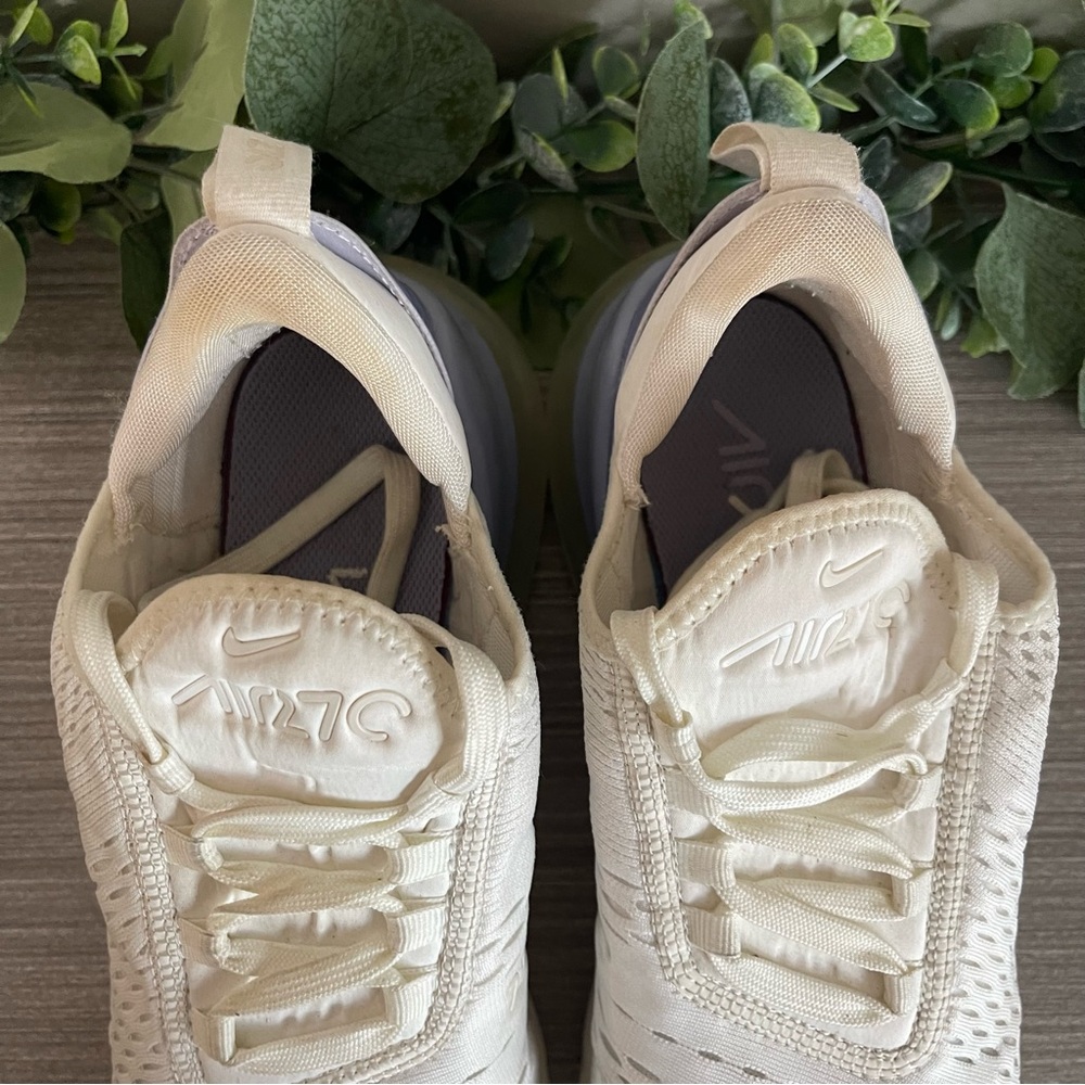 Nike Air Max 270 Sail Oxygen Purple Womens‎ US 9.5 UK 7 - Picture 7 of 9